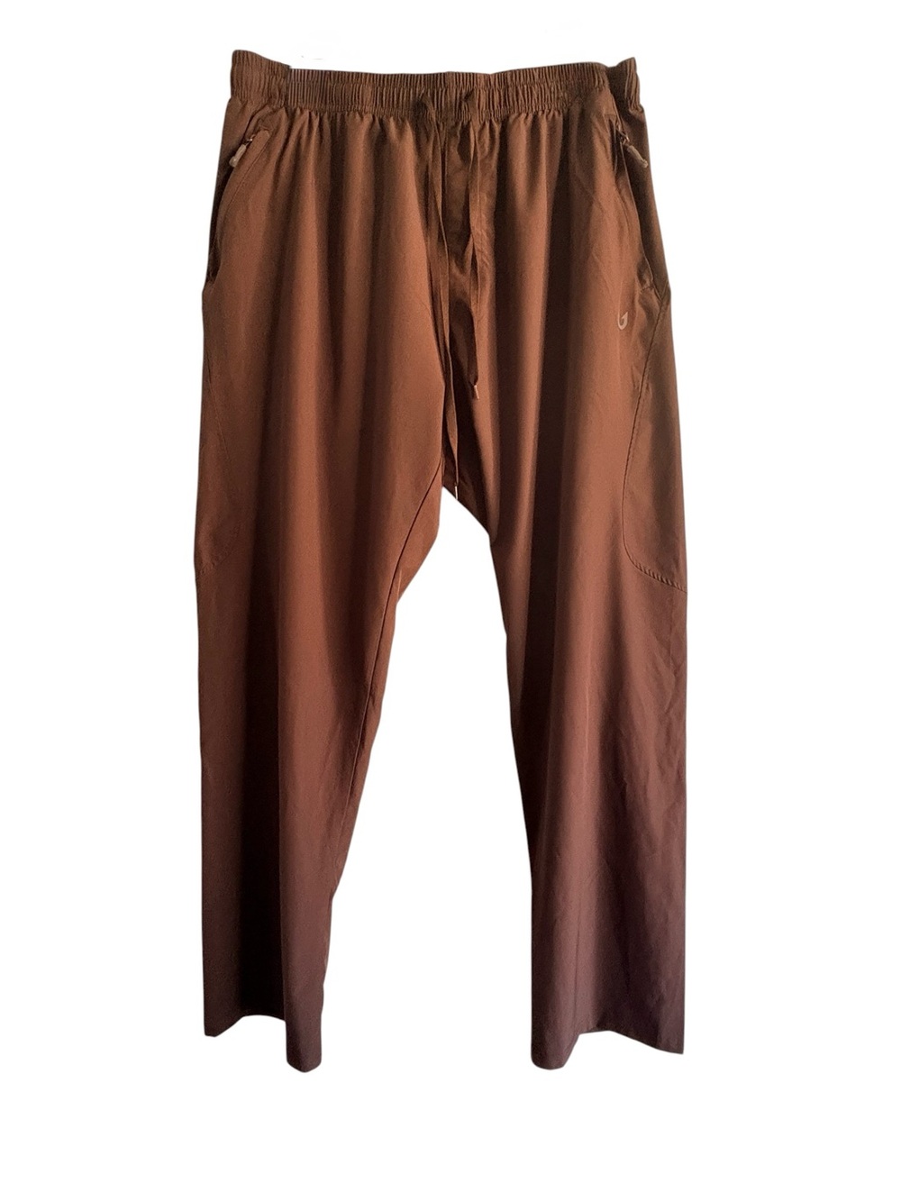 Men's Brown Northyard Elastic-Waist Athletic Pants